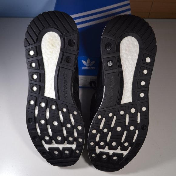 Mens Adidas ZX 500 RM Core Black Boost Sneakers B42227 Size US 10.5 - Picture 6 of 11